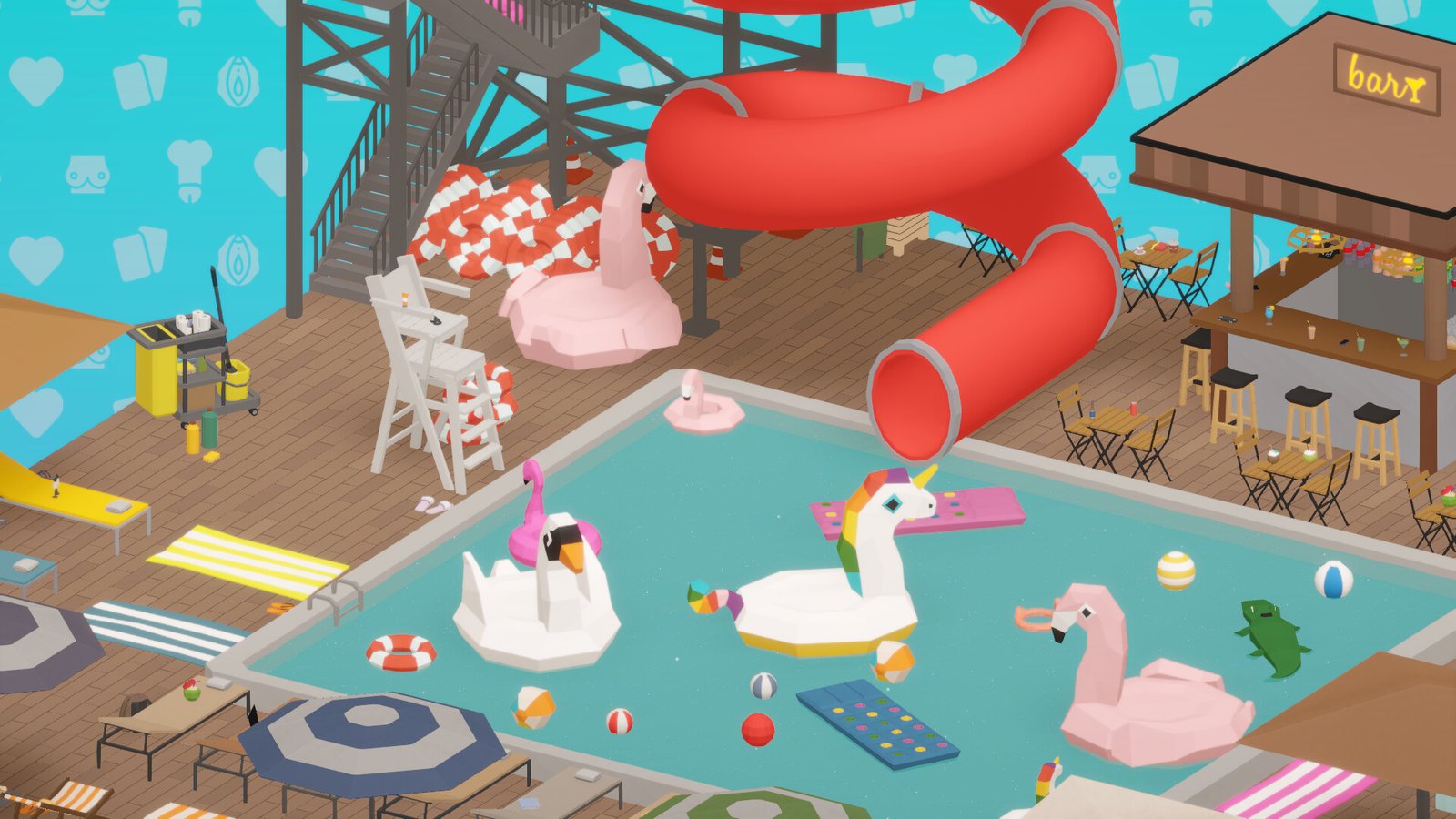 Where’s My Lewd Deck? Deep ’n Dive Gameplay Screenshot